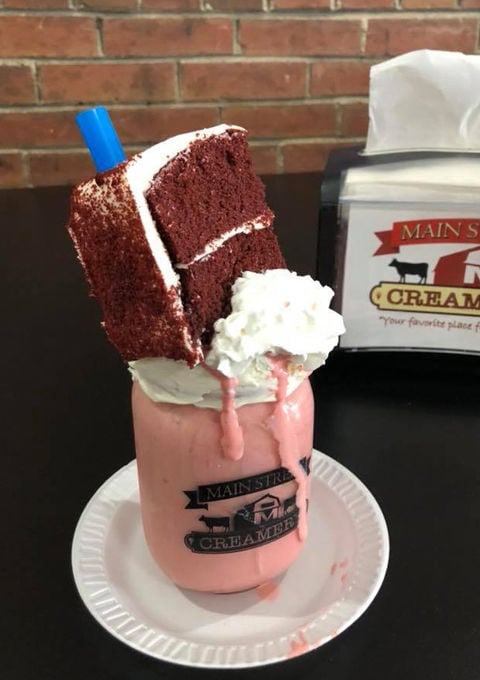 Main Street Creamery Red Velvet Cake